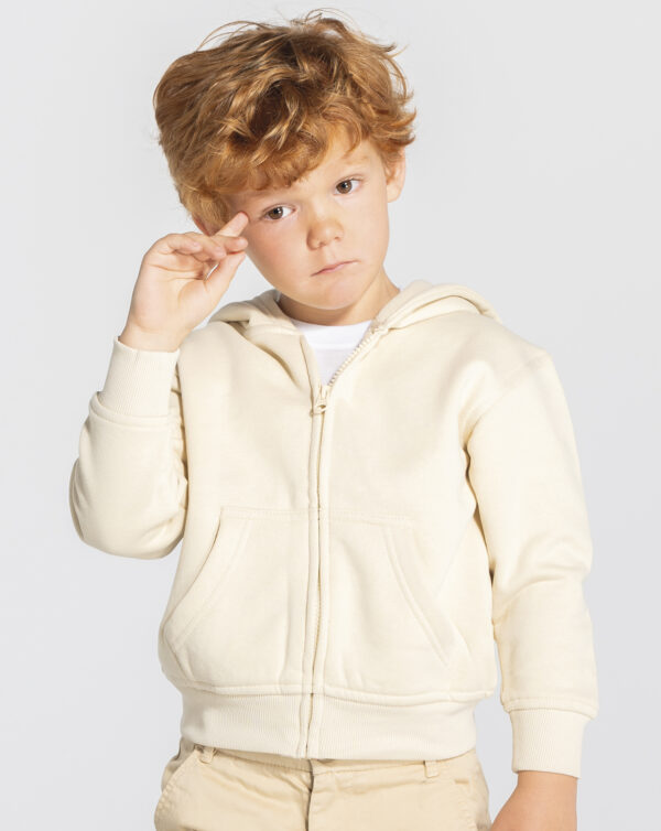 Sudadera Unisex con capucha y cremallera para niños