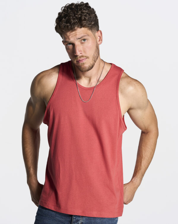 Camiseta básica de hombre sin mangas